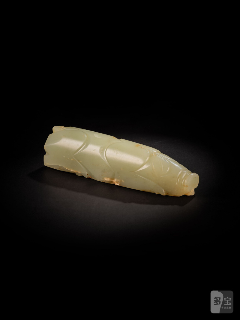 漢　玉豬握 | A PALE GREEN JADE PIG CARVING - 图3